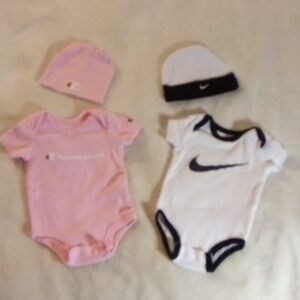 2 SETS NIKE & CHAMPION 0-36 MONTHS